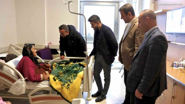 Akçadağ Belediye Başkanı Ulutaş'tan hastane ziyareti