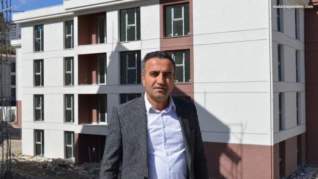 Akçadağ'da konut ve iş yeri inşaatlarında sona gelindi