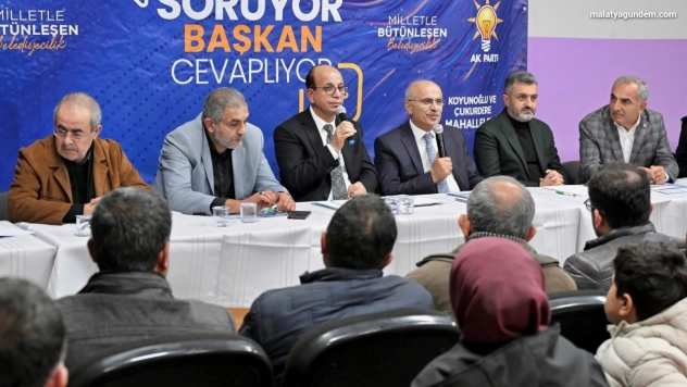 Başkan Geçit 'Malatya'yı dirençli ve güvenli bir geleceğe hep birlikte taşıyoruz'