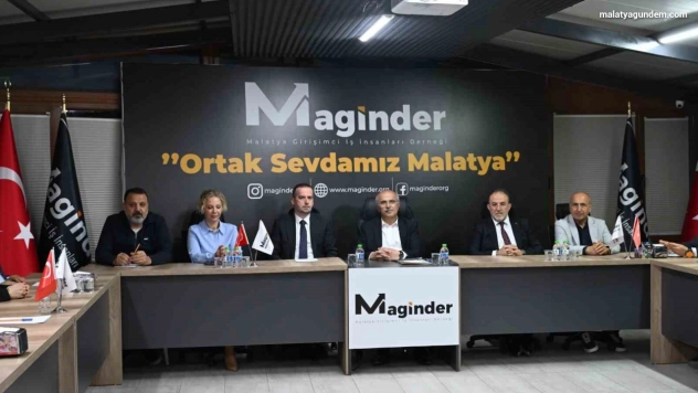 Başkan Sami Er, MAGİNDER Başkanı ve yönetim kurulu üyeleri ile bir araya geldi