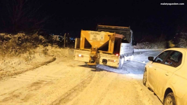 Battalgazi'de tüm mahallelerde yollar ulaşıma açıldı