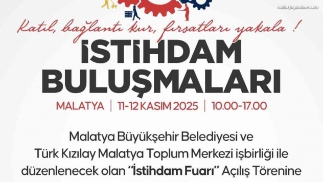 İstihdam buluşmaları Malatya'da başlıyor