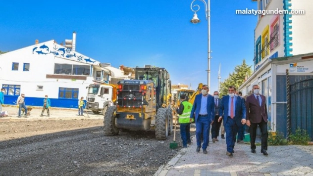 Malatya Büyükşehir Belediye Başkanı Gürkan inceleme yaptı