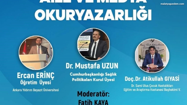 Malatya'da 'Bağımlılıkla Mücadelede Aile ve Medya Okuryazarlığı' paneli