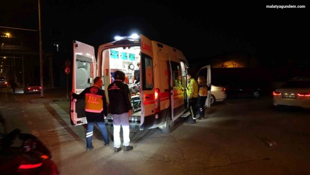 Motokurye kazada yaralandI