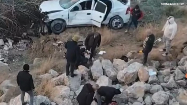 Otomobil köprüden uçtu: 1 ölü, 2 yaralı