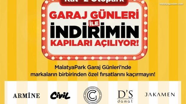 MalatyaPark AVM'de 'Garaj Günleri' başlıyor