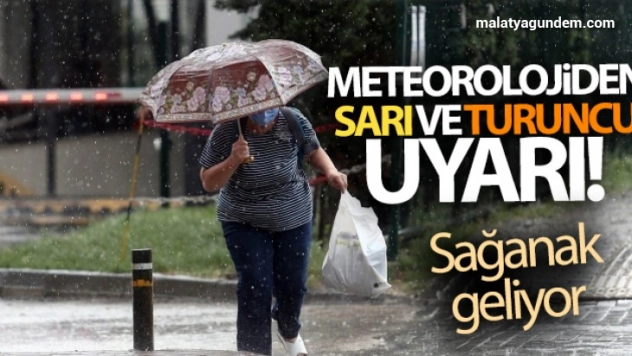 Meteorolojiden sarı ve turuncu uyarı! 2 Kasım yurtta hava durumu