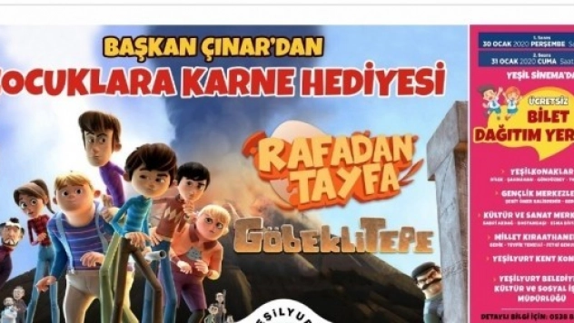 Öğrencilere Karne Hediyesi, Göbeklitepe Filmi