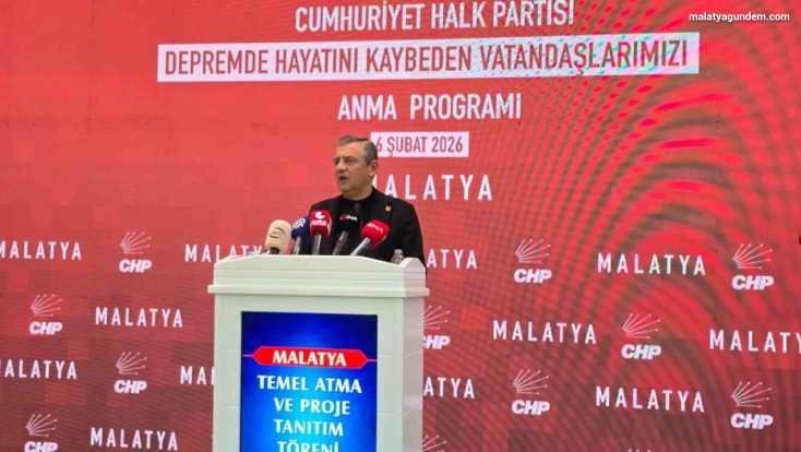 CHP Genel Başkanı Özel: 'Muhalefet çivi çakma makamı değildir, çiviyi kimin çakacağına millet karar verir'