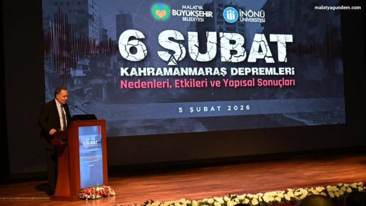 İnönü Üniversitesinde deprem paneli düzenlendi