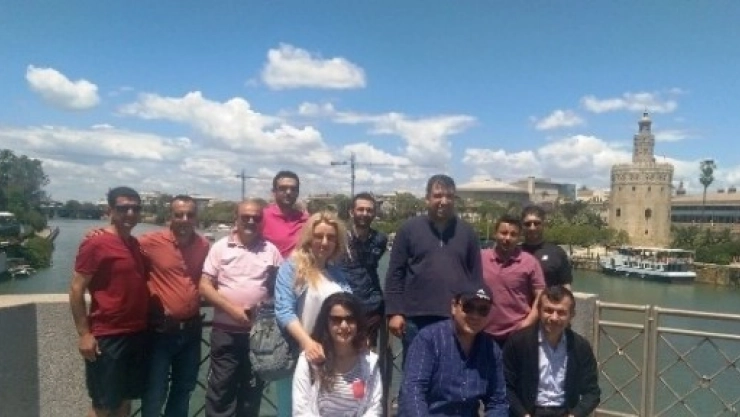 12 Öğretmen İspanya'ya Gitti
