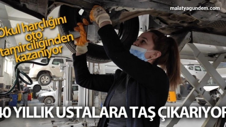 18 senedir ellerinin ojesiyle araba tamir ediyor