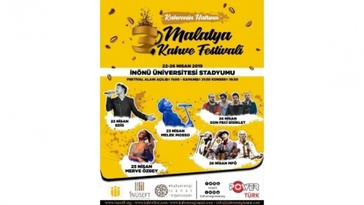 3. Malatya Kahve Festivali Başlıyor