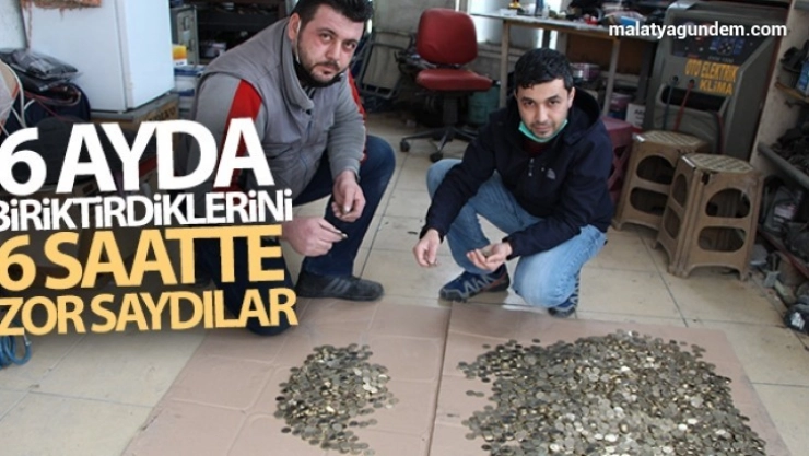 6 ayda biriktirdiklerini 6 saatte zor saydılar