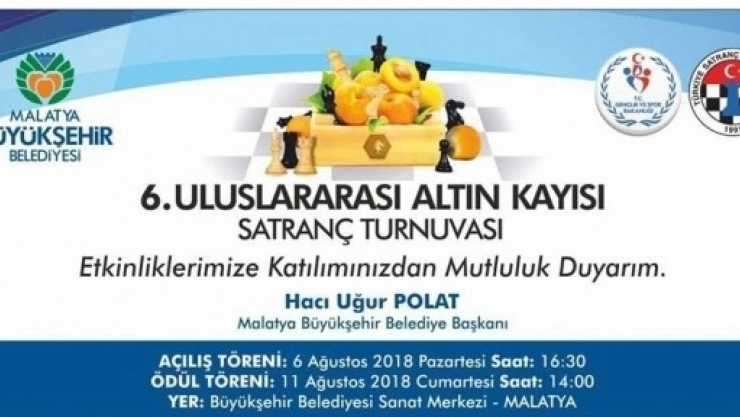 6. Uluslararası Altın Kayısı Satranç Turnuvası