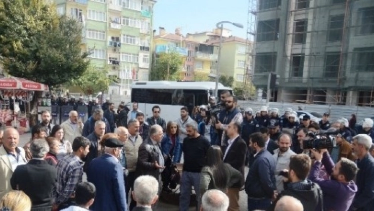 HDP'li Gruba Polis İzin Vermedi