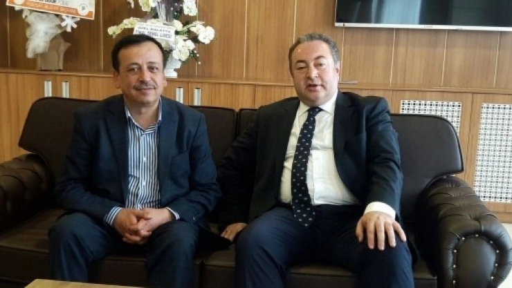Aday Adayı Samanlıoğlu MTSO'yu Ziyaret Etti