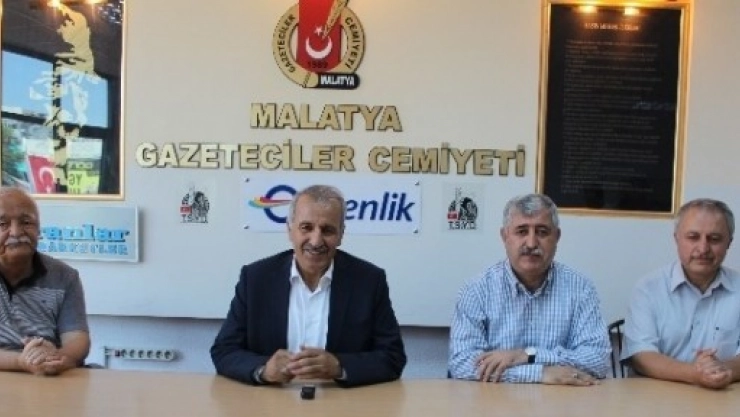 Mustafa Şahin, Gazeteciler Cemiyeti Ziyaret Etti.