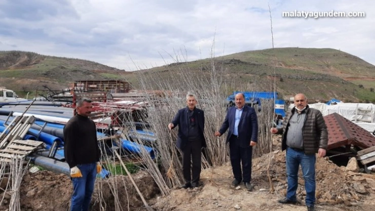 Arapgir'de fidanlar toprakla buluştu