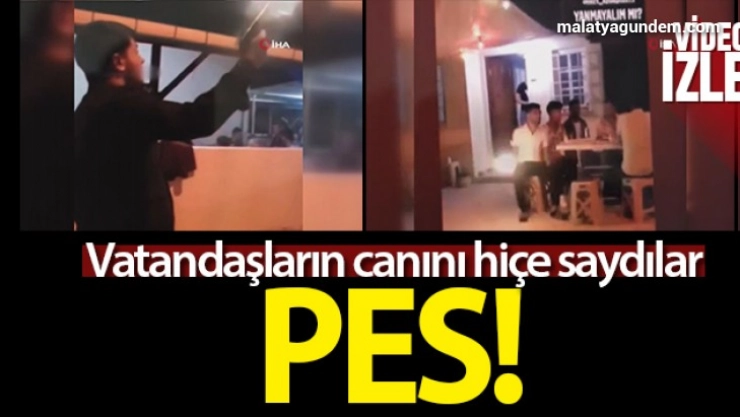 Ateş açan magandalar tehlike saçtı
