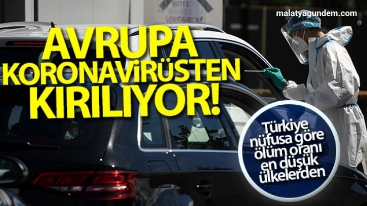 Avrupa koronavirüsten kırılıyor