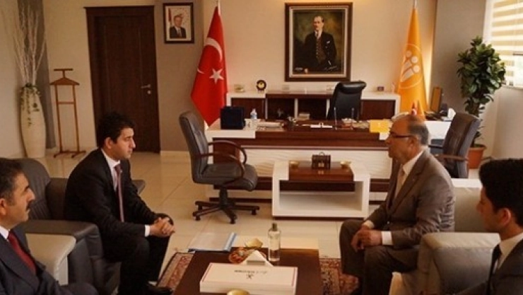 Azerbaycan Milletvekili Nagif, Rektör Çelik'i Ziyaret Etti