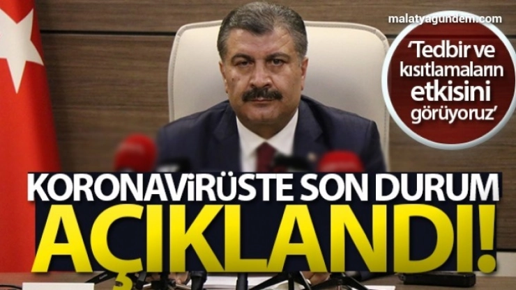 Bakan Koca koronavirüste son durumu açıkladı!