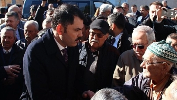 Bakan Kurum, Doğanyol'da İncelemelerde Bulundu