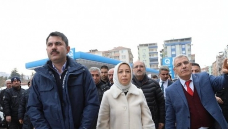 Bakan Kurum Malatya'da İncelemelerde Bulundu