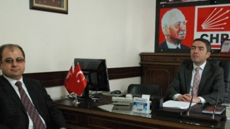 Baro Başkanı Enver Han'dan Chp İl Başkanı Enver Kiraz'a Ziyaret