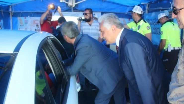 Baruş Trafik Denetimine Katıldı
