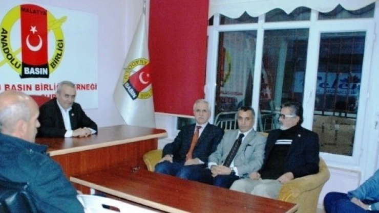 Başkan Adayı  Polat, Anadolu Basın Birliğini Ziyaret Etti