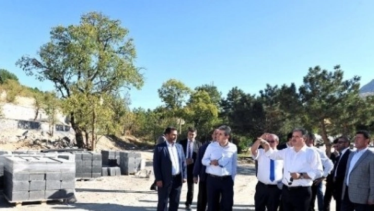 Başkan Çakır, Turgut Özal Tabiat Parkı'nda İnceleme Yaptı