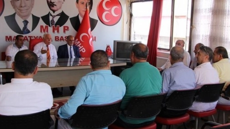 Başkan Erkoç'tan, MHP'li Erdem'e Ziyaret