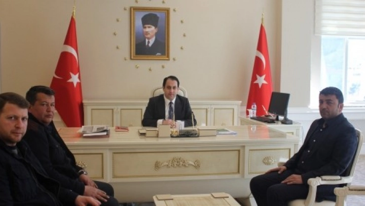 Başkan Gök, Kaymakam Zengice'ye esnafın sıkıntılarını anlattı