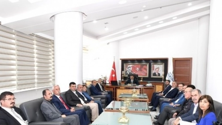 Başkan Gürkan, CHP Heyetini Kabul Etti
