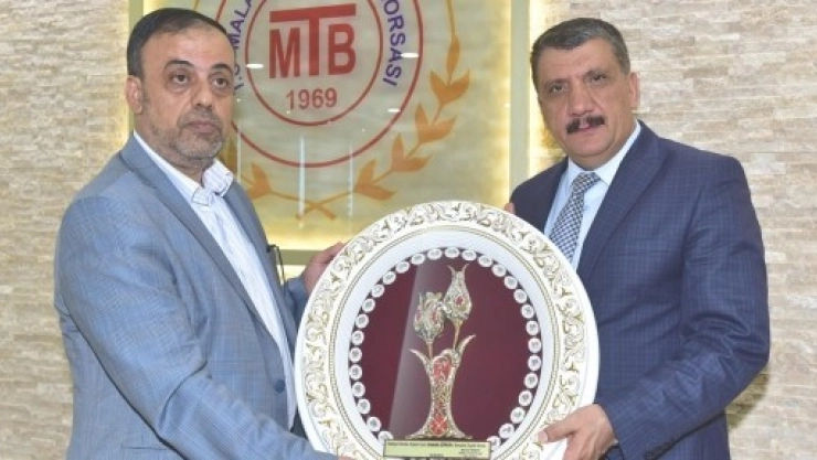 Başkan Gürkan, Gürsel Özbey'i  Ziyaret Etti.