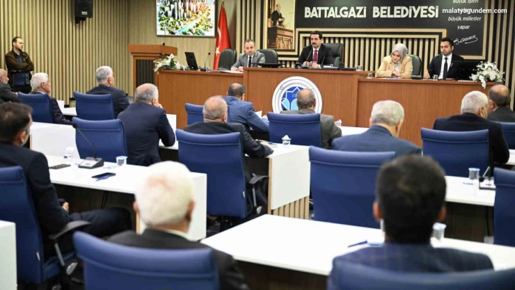 Battalgazi Belediye Meclisi Nisan ayı toplantısını gerçekleştirdi