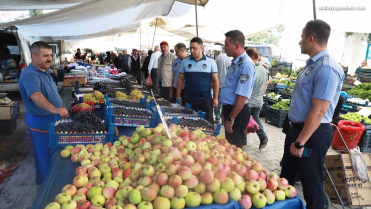 Battalgazi'de pazar yerlerinde hassas denetim