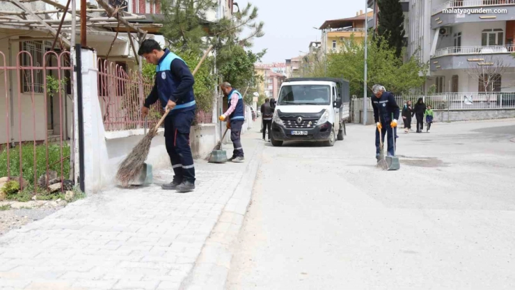 Battalgazi'de temizlik seferberliği sürüyor