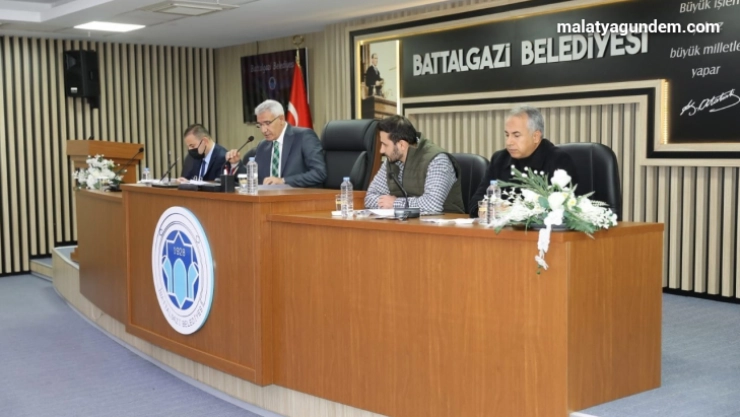 Battalgazi meclisi, aralık ayı olağan toplantısı tamamlandı