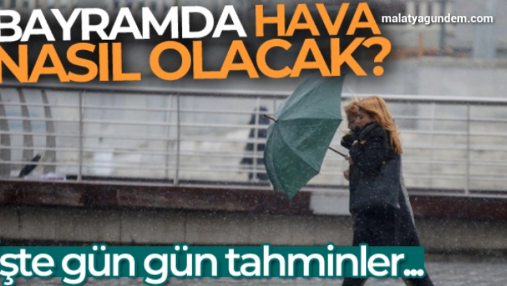 Bayramda hava nasıl olacak? Yağmur yağacak mı? Kurban Bayramı hava durumu tahminleri