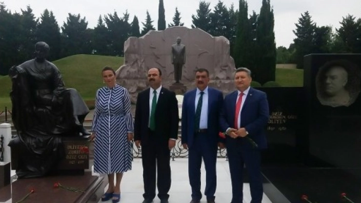 Belediye Başkanı Gürkan Azerbaycan'da