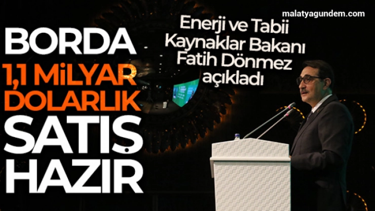 Borda 1,1 milyar dolarlık satış hazır