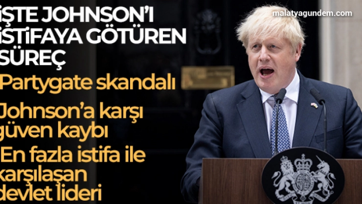 Boris Johnson'ı istifaya götüren süreç