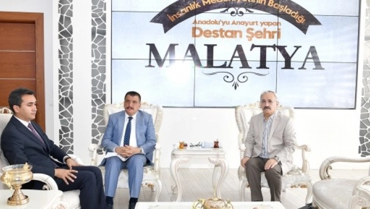 Büyük'ten Başkan Gürkan'a Ziyaret