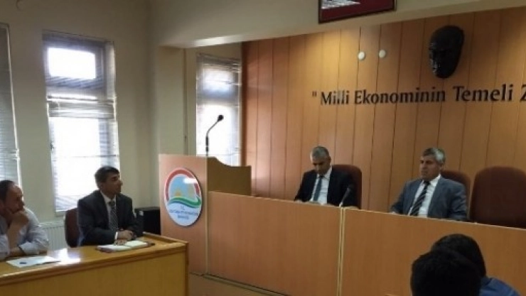 Çatak Projesi Değerlendirme Toplantısı Yapıldı