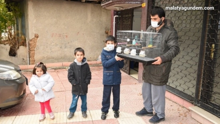 Çocukların hayallerini gerçekleştirdiler.