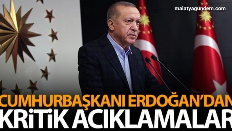 Cumhurbaşkanı Erdoğan'dan Beştepe'de önemli açıklamalar